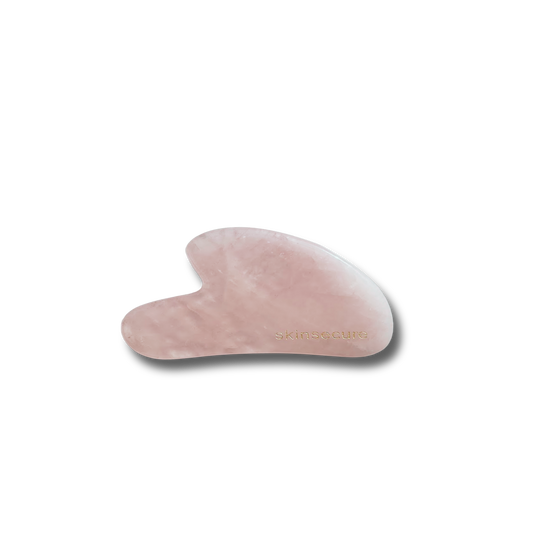 Rose Quartz Heart-Shaped Gua Sha