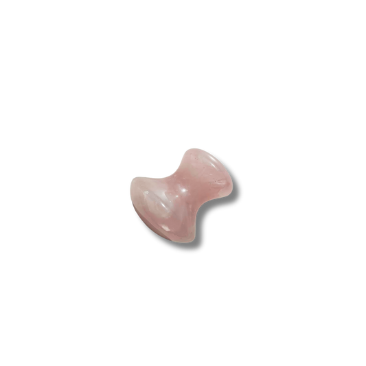 Rose Quartz Mushroom Gua Sha Tool